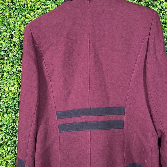 ROSS Myer Purple Navy Blazer with Purple Buttons size 12 - Picture 8 of 9